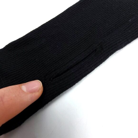 NEW Alix NYC Carder Cutout Turtleneck Thumbhole Ribbed Knit Bodysuit 90s Minimal - Picture 7 of 9